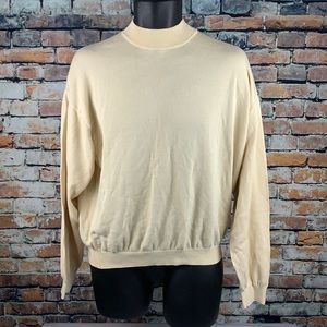 Pronto Uomo cream sweater size XL